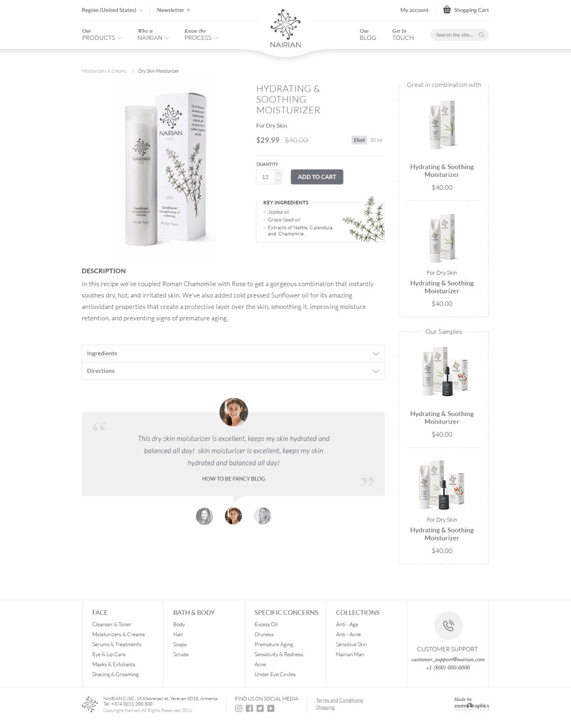 Nairian Cosmetics. Natural and Organic Skincare and Haircare Products