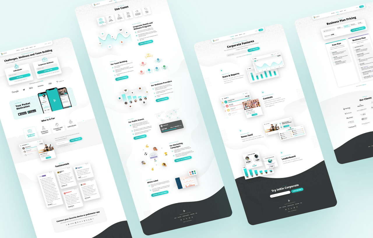 inKin Corporate Wellness Web Platform