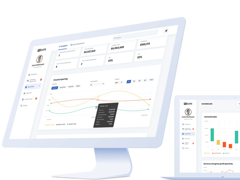 PE GATE. Investment Management, Analytics and Tracking Platform