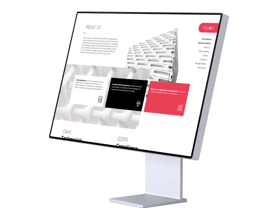 Polixis. Applied Risk & Data Intelligence Solution