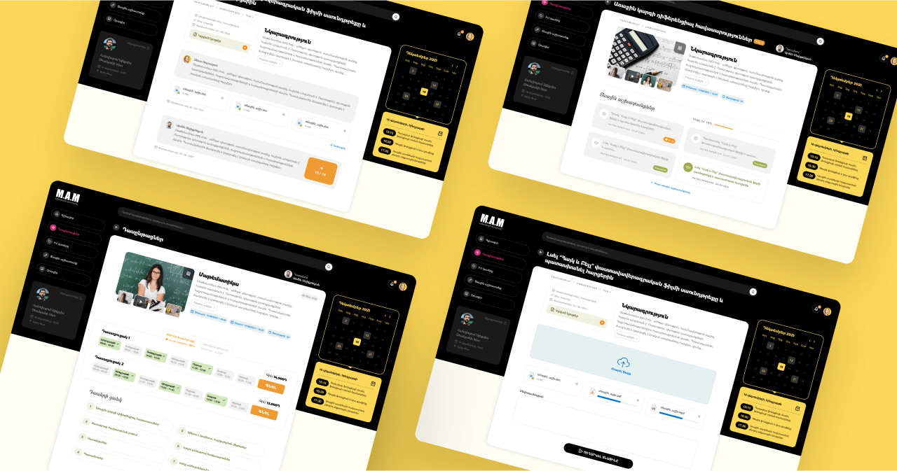 M.A.M Educational Platform. Courses of Armenian Language, History and Culture