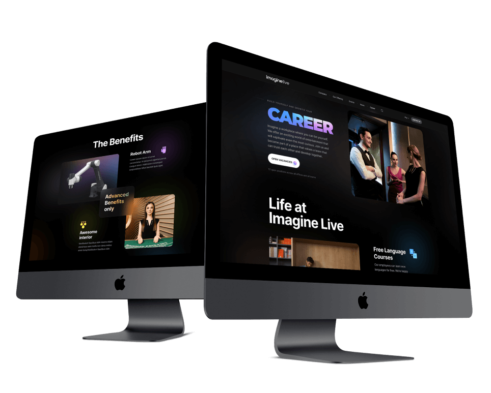 ImagineLive. Leading provider of live dealer games